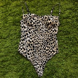 Princess Polly Motel Cheetah Lanti Bodice Bodysuit